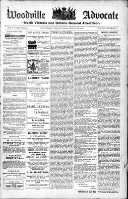 Woodville Advocate (1878), 16 Mar 1888