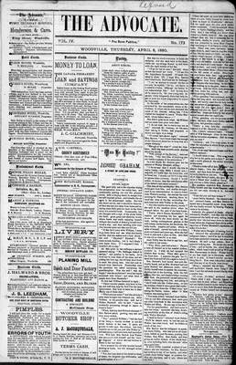 Woodville Advocate (1878), 8 Apr 1880