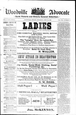 Woodville Advocate (1878), 24 Apr 1884