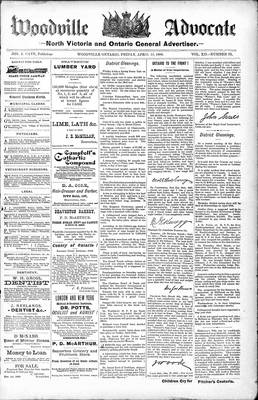 Woodville Advocate (1878), 13 Apr 1888