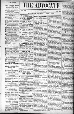 Woodville Advocate (1878), 8 May 1879