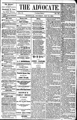 Woodville Advocate (1878), 13 May 1880