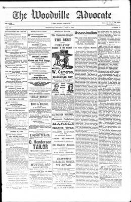 Woodville Advocate (1878), 11 May 1882