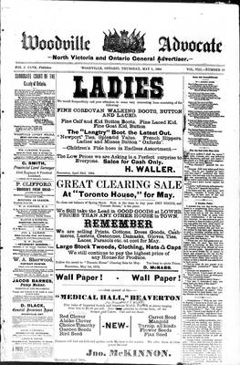 Woodville Advocate (1878), 1 May 1884