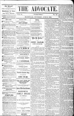 Woodville Advocate (1878), 3 Jun 1880