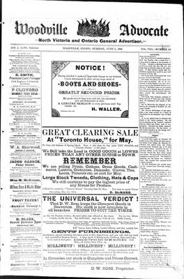 Woodville Advocate (1878), 5 Jun 1884