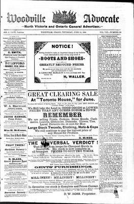 Woodville Advocate (1878), 12 Jun 1884