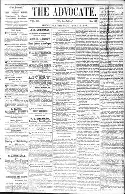 Woodville Advocate (1878), 3 Jul 1879