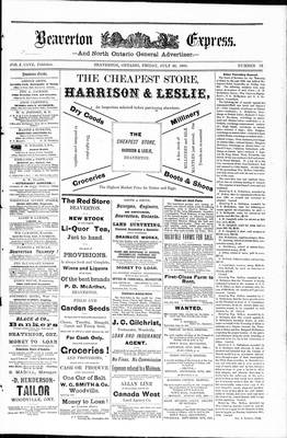 Beaverton Express, 20 Jul 1883