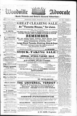 Woodville Advocate (1878), 17 Jul 1884