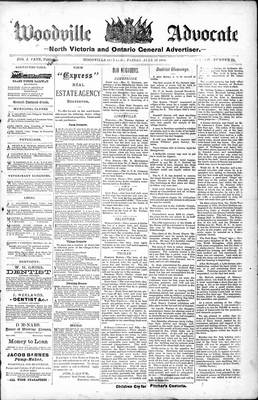 Woodville Advocate (1878), 13 Jul 1888