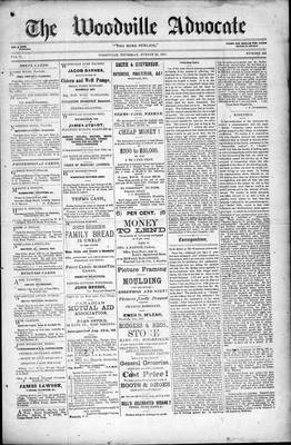 Woodville Advocate (1878), 25 Aug 1881