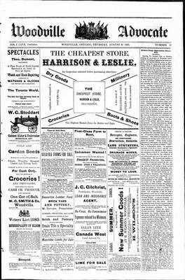 Woodville Advocate (1878), 30 Aug 1883