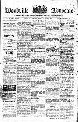 Woodville Advocate (1878), 5 Aug 1887