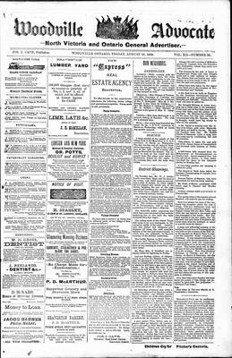 Woodville Advocate (1878), 10 Aug 1888