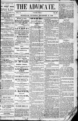 Woodville Advocate (1878), 12 Sep 1878