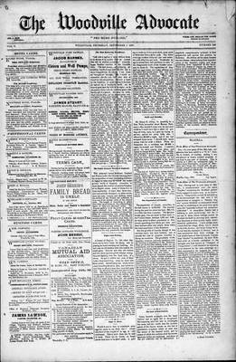 Woodville Advocate (1878), 1 Sep 1881