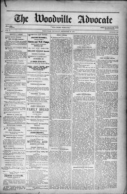 Woodville Advocate (1878), 15 Sep 1881