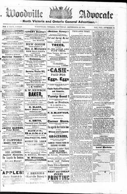 Woodville Advocate (1878), 25 Sep 1884