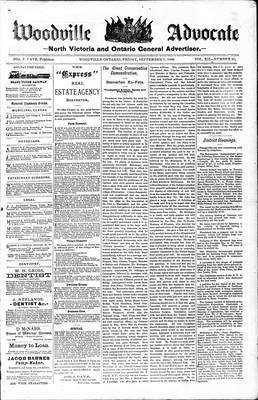 Woodville Advocate (1878), 7 Sep 1888