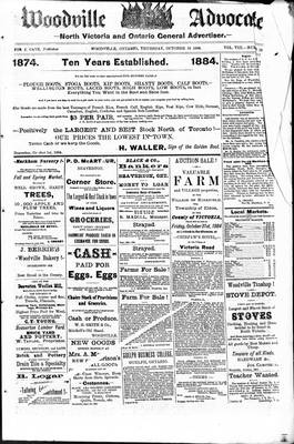 Woodville Advocate (1878), 16 Oct 1884