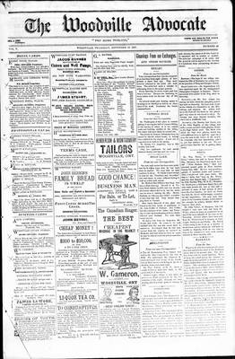 Woodville Advocate (1878), 17 Nov 1881