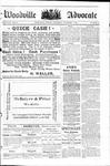 Woodville Advocate (1878), 9 Nov 1883