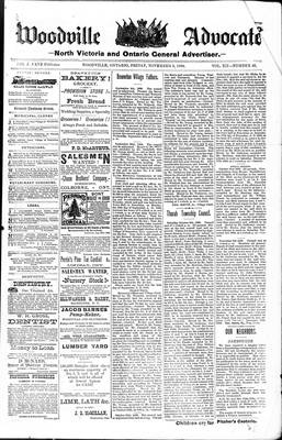 Woodville Advocate (1878), 9 Nov 1888