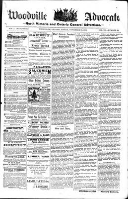 Woodville Advocate (1878), 23 Nov 1888