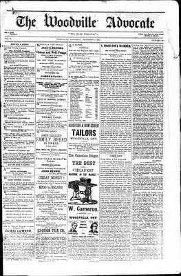 Woodville Advocate (1878), 1 Dec 1881