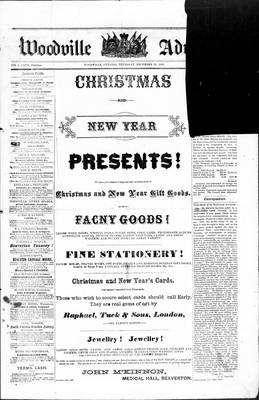 Woodville Advocate (1878), 21 Dec 1882