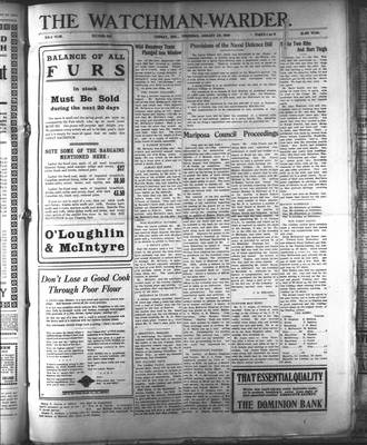 Watchman Warder (1899), 20 Jan 1910