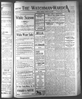 Watchman Warder (1899), 12 Feb 1903