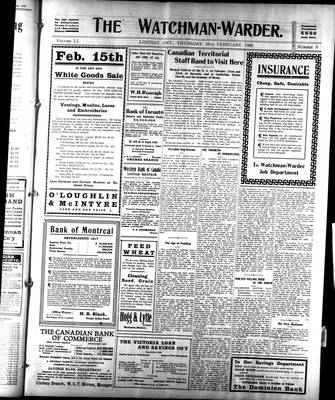 Watchman Warder (1899), 20 Feb 1908