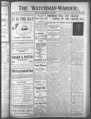 Watchman Warder (1899), 6 Mar 1902