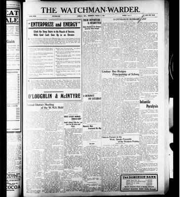 Watchman Warder (1899), 2 Mar 1911