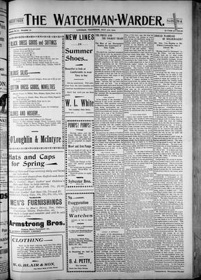 Watchman Warder (1899), 31 May 1900