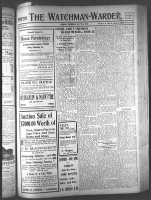 Watchman Warder (1899), 7 May 1903