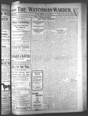 Watchman Warder (1899), 14 May 1903