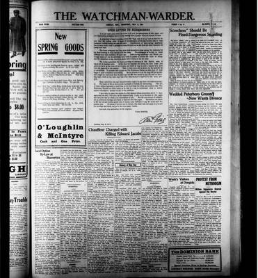 Watchman Warder (1899), 4 May 1911