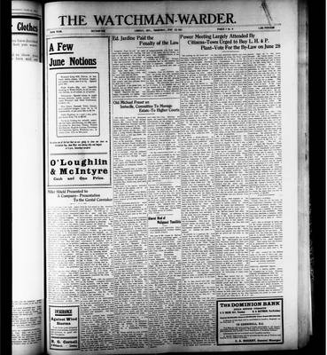 Watchman Warder (1899), 22 Jun 1911