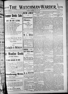 Watchman Warder (1899), 19 Jul 1900