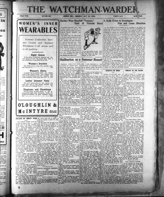 Watchman Warder (1899), 29 Jul 1908