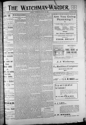 Watchman Warder (1899), 17 Aug 1899