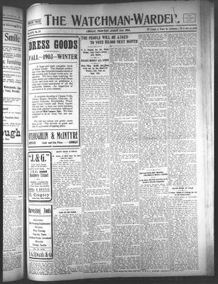 Watchman Warder (1899), 13 Aug 1903