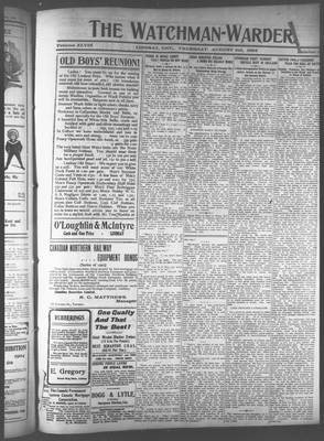 Watchman Warder (1899), 4 Aug 1904