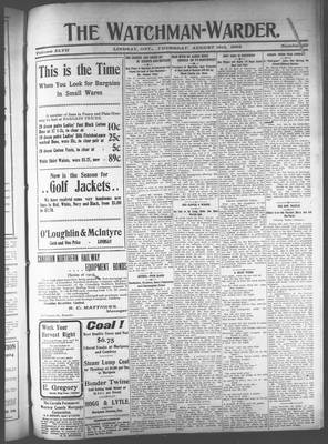 Watchman Warder (1899), 18 Aug 1904