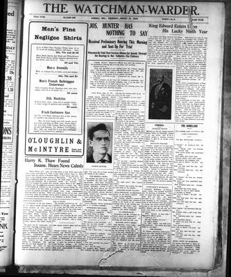 Watchman Warder (1899), 19 Aug 1908