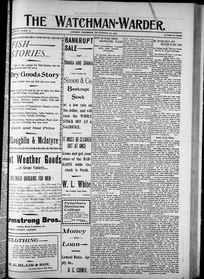 Watchman Warder (1899), 6 Sep 1900