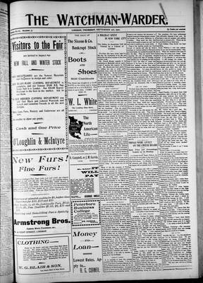 Watchman Warder (1899), 13 Sep 1900